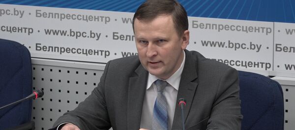 Пресс-конференция КГБ по делу обвиняемого в шпионаже украинца Шаройко - Sputnik Беларусь