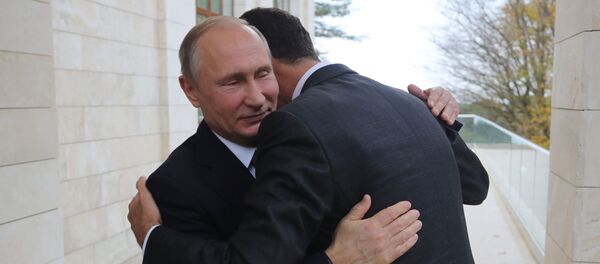 Рабочая встреча президента РФ В. Путина с президентом Сирии Б. Асадом - Sputnik Беларусь