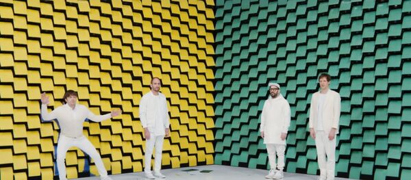 Амерыканцы OK Go знялі кліп з дапамогай 567 прынтараў Амерыканцы OK Go знялі кліп з дапамогай 567 прынтараў - Sputnik Беларусь