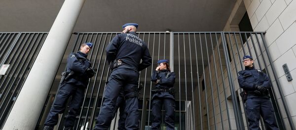 Сотрудники полиции в Брюсселе, архивное фото - Sputnik Беларусь