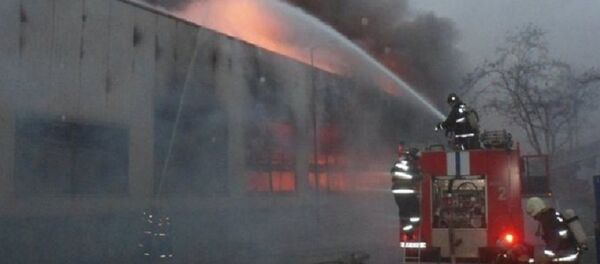 Пожар на БМЗ в Жлобине - Sputnik Беларусь
