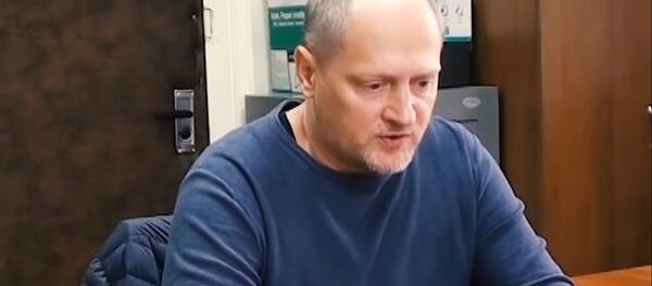 Кадры допроса гражданина Украины Павла Шаройко, подозреваемого в шпионаже - Sputnik Беларусь