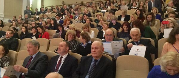 Міжнародная канферэнцыя па рускай мове праходзіць у Мінску Міжнародная канферэнцыя па рускай мове праходзіць у Мінску - Sputnik Беларусь