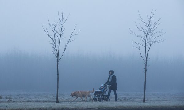 Туман в Минске Туман в Минске - Sputnik Беларусь