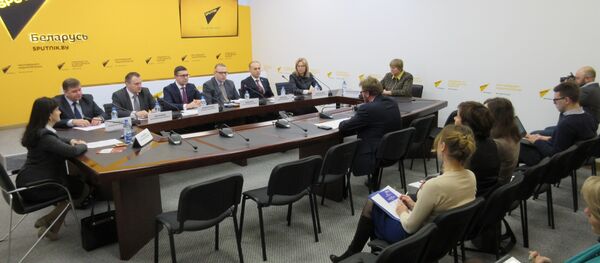 Пресс-конференция организаторов и участников республиканской акции Право на службу людям - Sputnik Беларусь