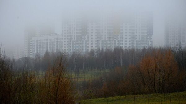 Туманы в Минске, архивное фото - Sputnik Беларусь