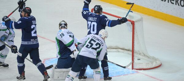 Матч КХЛ Динамо-Минск – Югра - Sputnik Беларусь