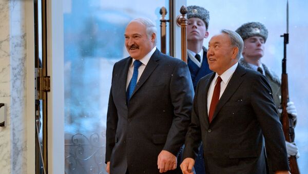 Президент Беларуси Александр Лукашенко и президент Казахстана Нурсултан Назарбаев - Sputnik Беларусь