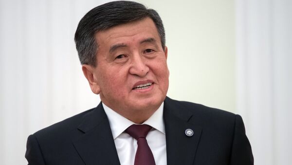 Президент Кыргызстана Сооронбай Жээнбеков - Sputnik Беларусь