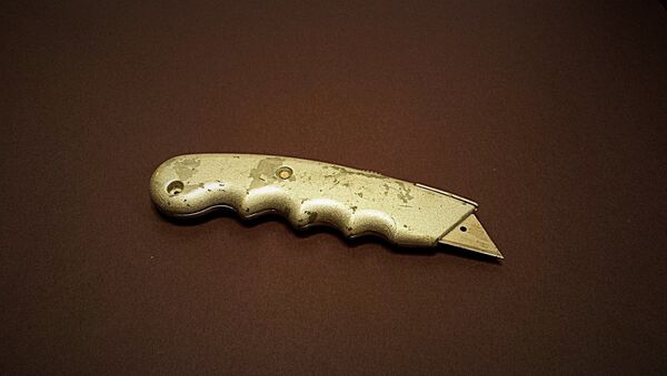 Канцелярский нож, архивное фото - Sputnik Беларусь