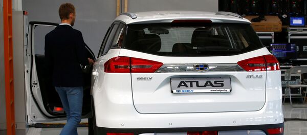 Кроссовер Geely Atlas - Sputnik Беларусь