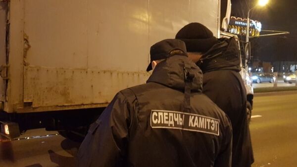 Следователи работают на месте смертельной аварии в Минске - Sputnik Беларусь