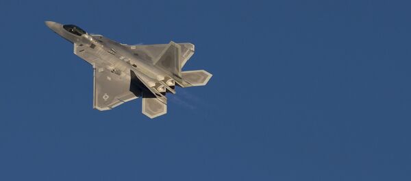 Истребитель ВВС США F-22 - Sputnik Беларусь