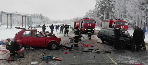 Авария в Мозырском районе - Sputnik Беларусь