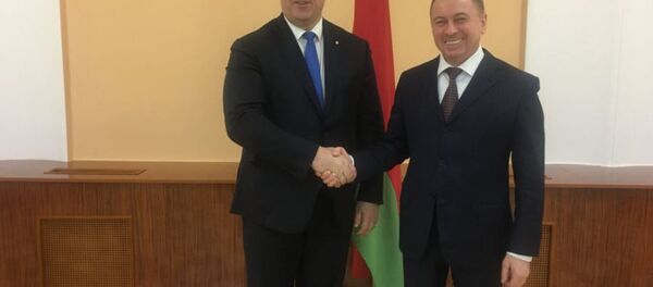 Раймондс Бергманис и Владимир Макей - Sputnik Беларусь