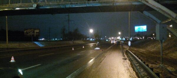 Место происшествия на МКАД - Sputnik Беларусь