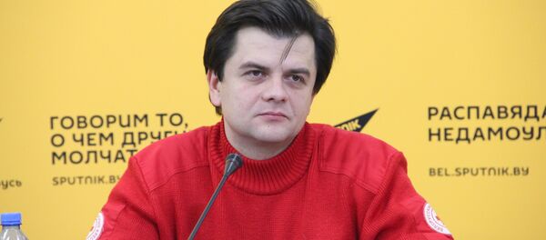 Начальник отдела по чрезвычайным ситуациям и розыску Белорусского общества Красного Креста Дмитрий Русаков - Sputnik Беларусь