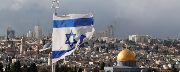 Флаг Израиля в Иерусалиме - Sputnik Беларусь