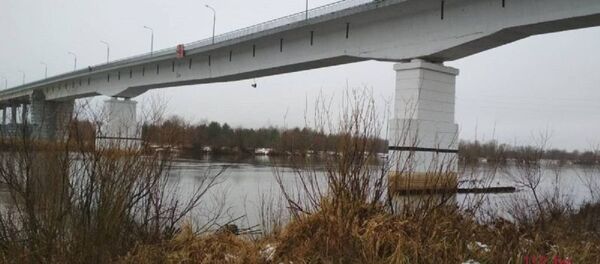 Мост праз раку Прыпяць Мост праз раку Прыпяць - Sputnik Беларусь