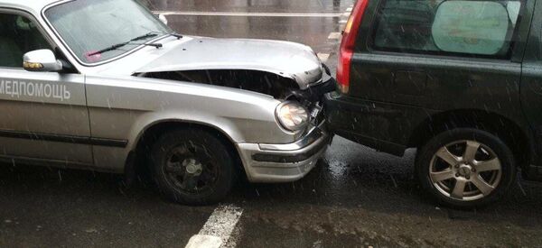 ДТП в Минске с участием машины скорой помощи - Sputnik Беларусь