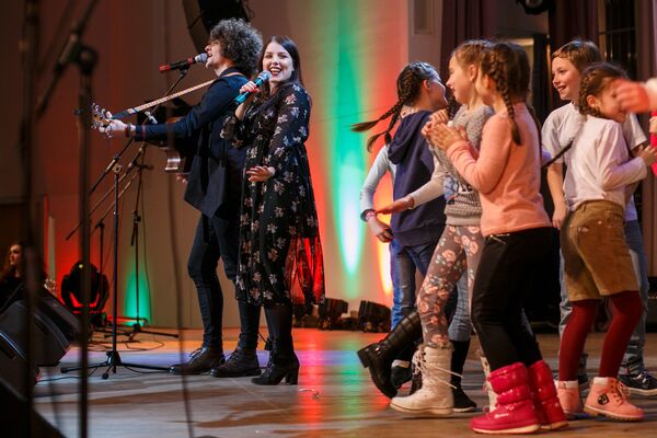 Группа Naviband выступает на Республиканском конкурсе Студент года-2017 Группа Naviband выступает на Республиканском конкурсе Студент года-2017 - Sputnik Беларусь
