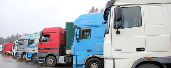 Фуры ў пункце пропуску Катлоўка - Sputnik Беларусь