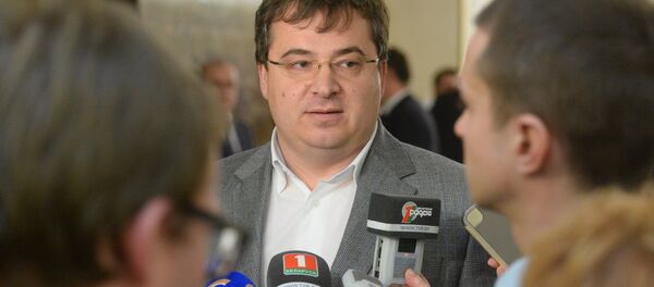 Генеральный директор молдавского предприятия Олег Брага на белорусско-молдавском бизнес-форуме - Sputnik Беларусь