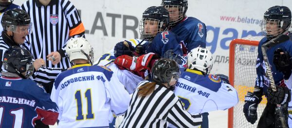 Этап республиканских соревнований Золотая шайба - Sputnik Беларусь