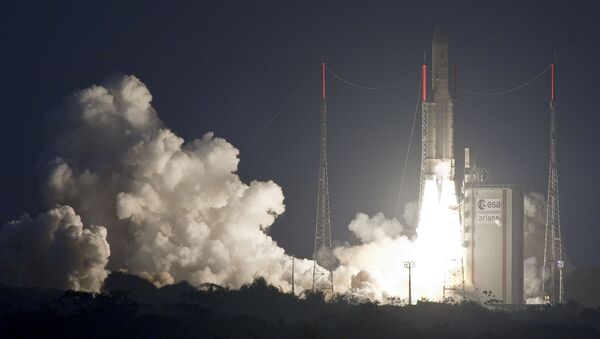 Запуск ракеты Ariane 5 - Sputnik Беларусь