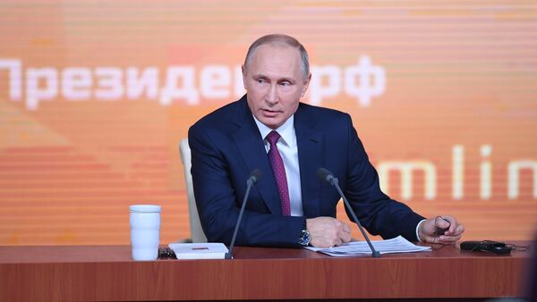 LIVE: Большая пресс-конференция Владимира Путина 2017 - Sputnik Беларусь