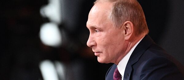 Ежегодная большая пресс-конференция президента РФ Владимира Путина - Sputnik Беларусь