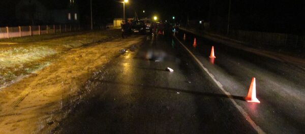 Место ДТП под Клецком - Sputnik Беларусь