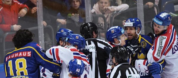 Хоккей. Кубок Первого канала. Матч Швеция - Чехия Хоккей. Кубок Первого канала. Матч Швеция - Чехия - Sputnik Беларусь