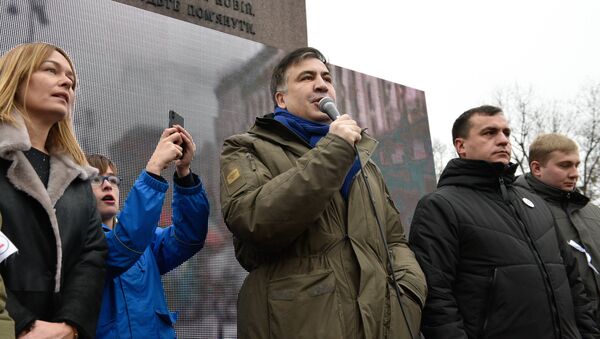 Марш сторонников М. Саакашвили в Киеве - Sputnik Беларусь