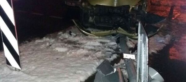 Нетрезвый водитель на Peugeot врезался в светофор в Минске - Sputnik Беларусь