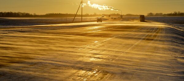 Ненастье на трассе М-1 - Sputnik Беларусь