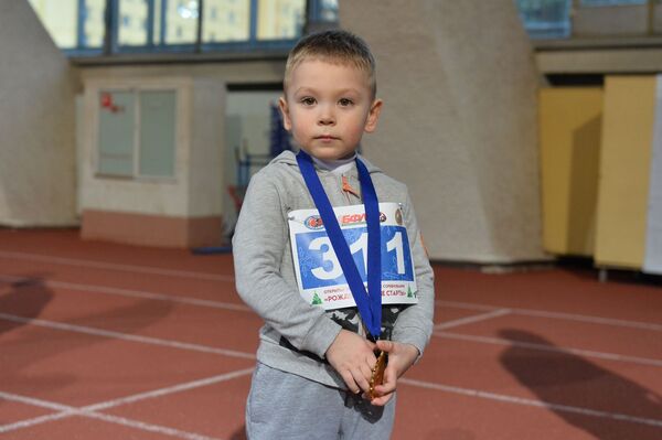 Сын белорусской легкоатлетки Анастасии Ивановой Владислав - Sputnik Беларусь