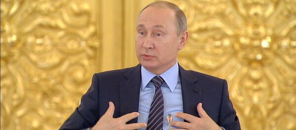 СПУТНИК_Путин рассказал, как Мацуев узнал его по исполнению Мурки - Sputnik Беларусь