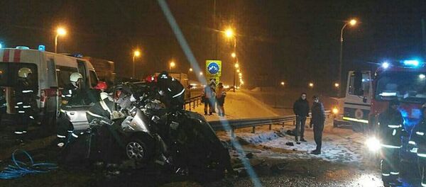 Авария на МКАД 21 декабря - Sputnik Беларусь
