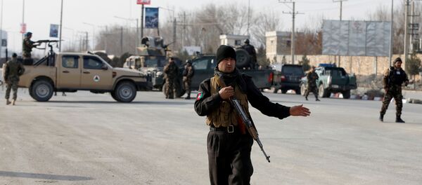 Афганские силы безопасности на месте происшествия в Кабуле - Sputnik Беларусь