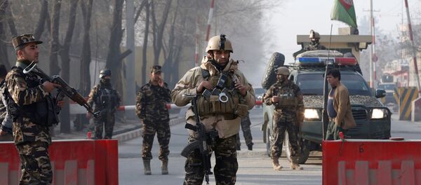 КПП у входа в здание Национального директората безопасности (афганской разведывательной службы) в Кабуле - Sputnik Беларусь