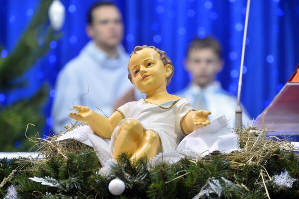 Рождество Христово — один из главных христианских праздников, установленный в честь рождения во плоти (воплощения) Иисуса Христа - Sputnik Беларусь