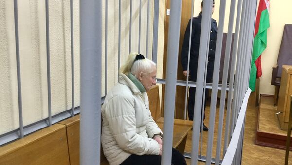 Обвиняемая Климович за несколько минут до оглашения приговора - Sputnik Беларусь