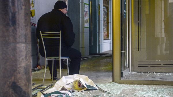 Последствия взрыва в магазине Перекресток в Санкт-Петербурге - Sputnik Беларусь