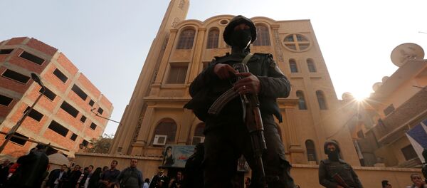 Место атаки на церковь в пригороде Каира Место атаки на церковь в пригороде Каира - Sputnik Беларусь