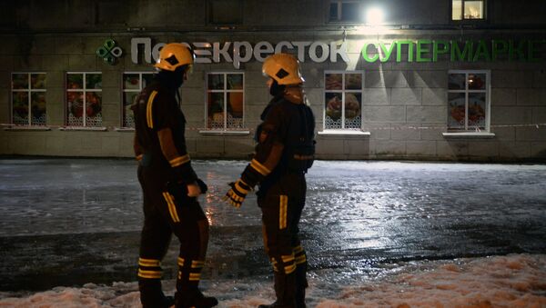 Взрыв в магазине Перекресток в Санкт-Петербурге - Sputnik Беларусь