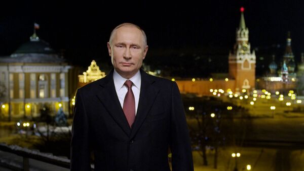 Новогоднее поздравление Путина - Sputnik Беларусь