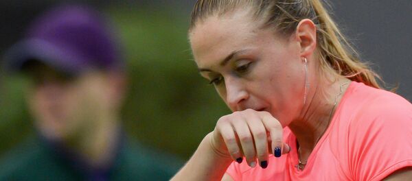 Белорусская теннисистка Александра Саснович Белорусская теннисистка Александра Саснович - Sputnik Беларусь