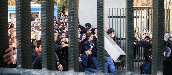 Акция протеста в Тегеране Акция протеста в Тегеране - Sputnik Беларусь