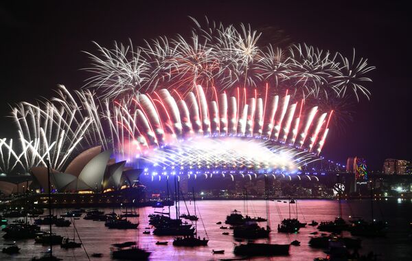 Салют в честь празднования Нового года в Австралии - Sputnik Беларусь